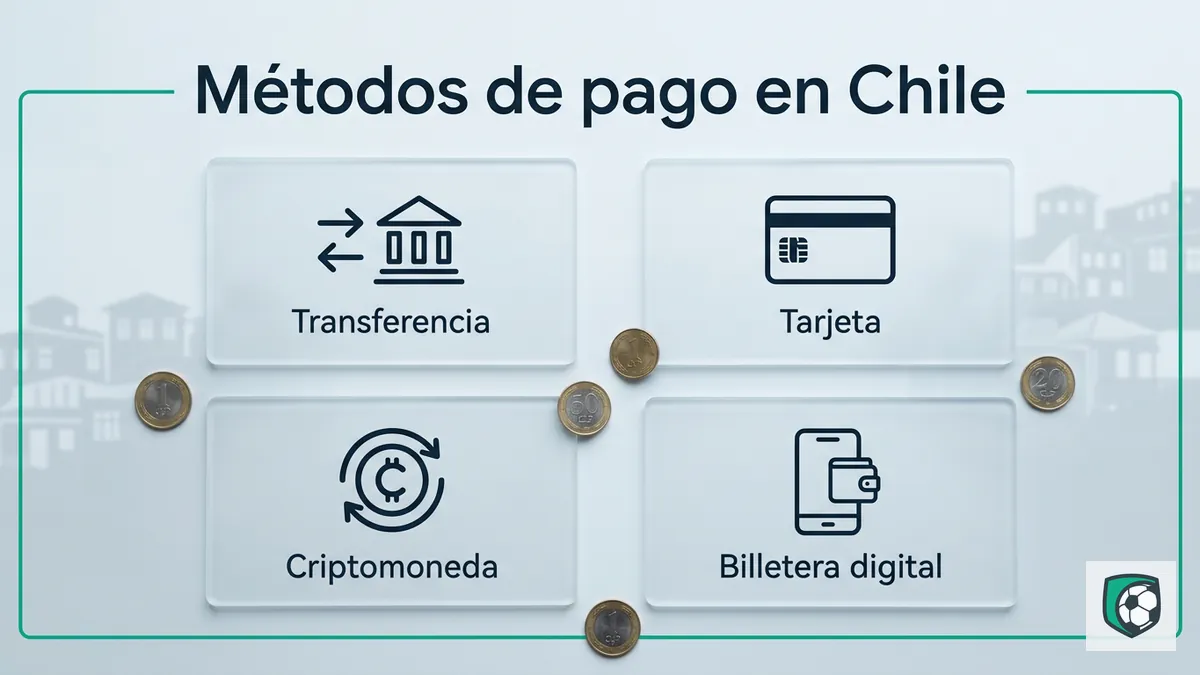 Comparación de métodos de pago disponibles en Ivibet Chile en pesos chilenos