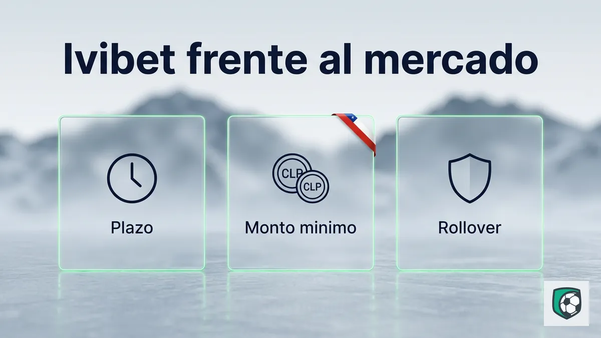 Comparación de plazos, montos y rollover de retiro en Ivibet Chile frente al mercado